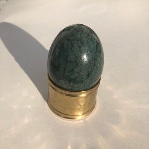 Genuine Alabaster Stone Egg